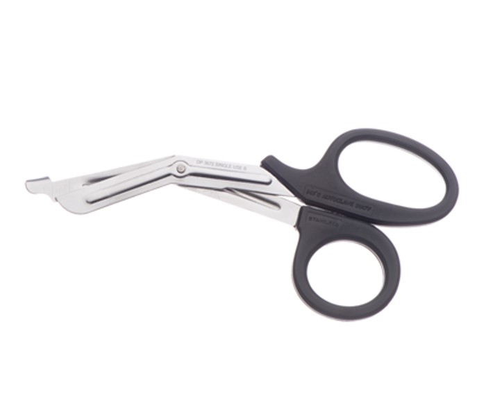 Plastic Handle Universal Scissors 18cm Sterile (Black) Each