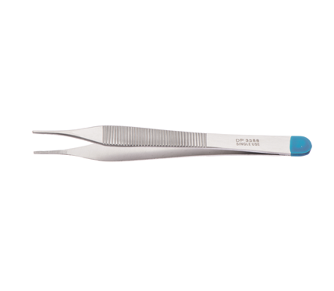 Adson Tissue Forceps - Serrated, Fine 12cm, Sterile Each