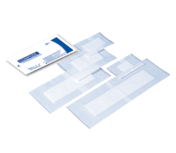 Compose® Adhesive Island Dressing White Sterile
