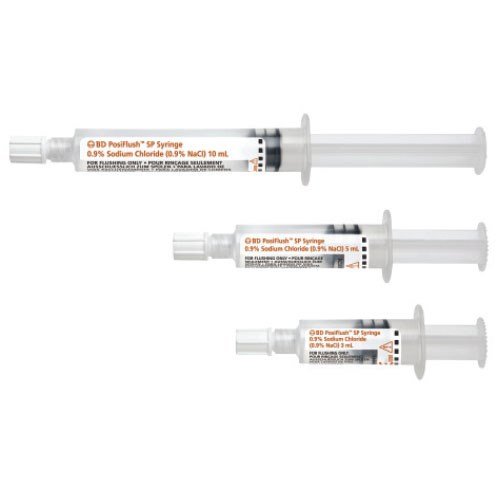 BD PosiFlushâ„¢ Pre-Filled Saline Syringe 306573 306574 306575