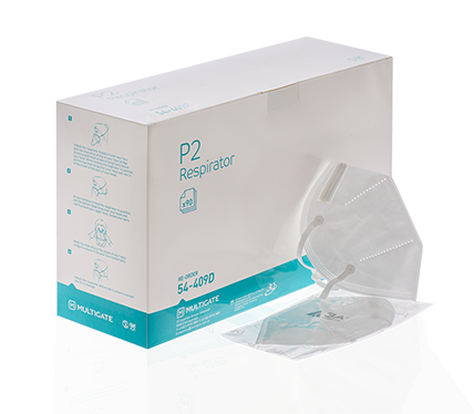 P2 Respirator, Headloop White Box of 90pcs
