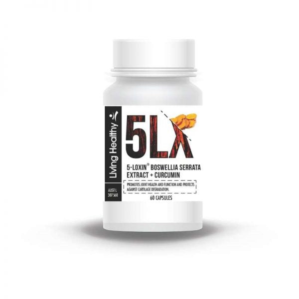 Living Healthy 5LX Boswellia & Curcumin 60 capsules