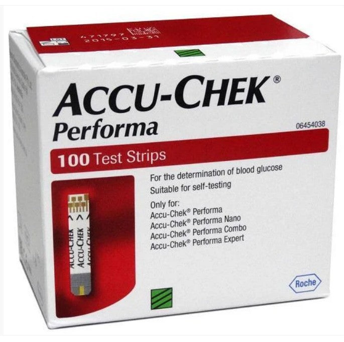 Accu-Chek Performa Blood Glucose Strips Pack of 100