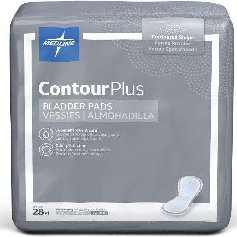 Medline Bladder Control Pads Contour Plus