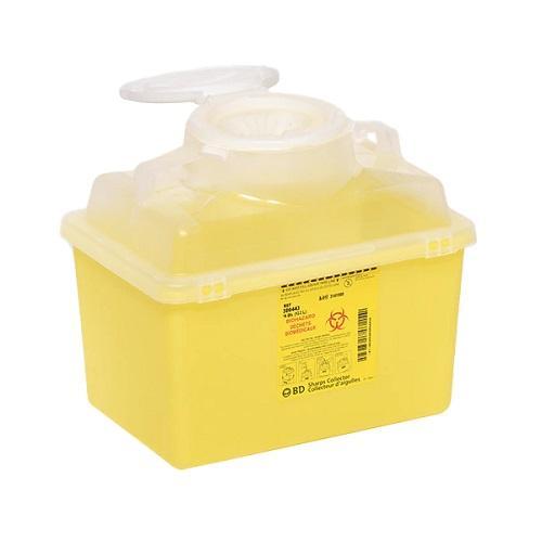 BD Sharps Collector Yellow 22.7l Non Vent Open Top 300740