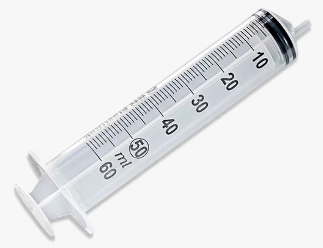 BD Syringes 60ml Eccentric Luer Slip Tip