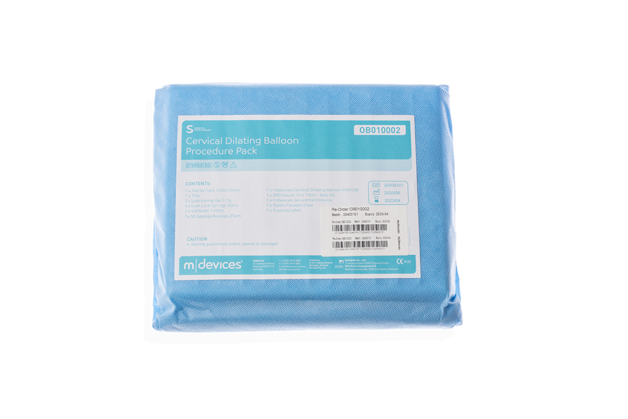 Cervical Dilating Balloon Procedure Pack - Standard - Pack of 30