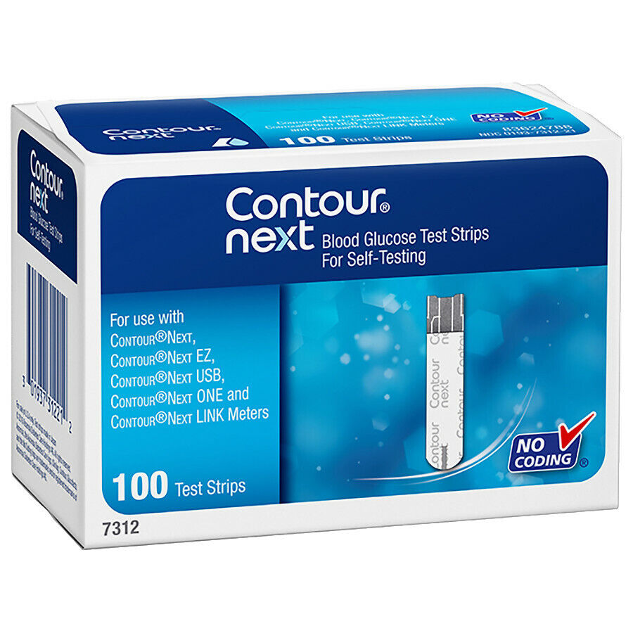 Contour Next Blood Glucose Test Strips 100 Pack