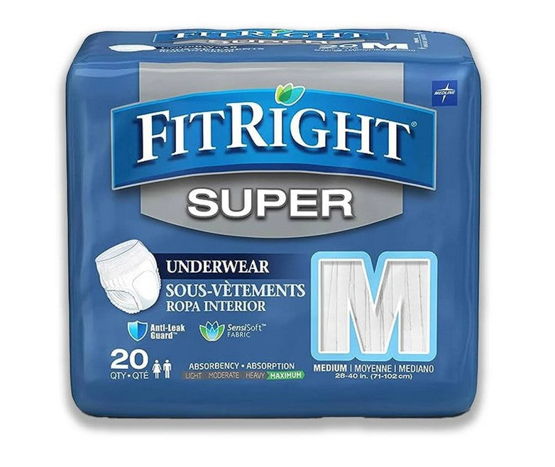 Medline FitRight® Super Pull Up Pants - All Size