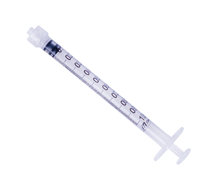 1 ml Syringe Luer Lock without Needle Sterile Box of 100