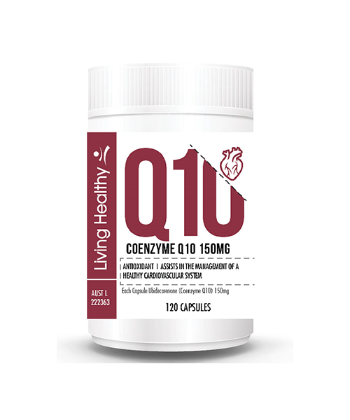 Living Healthy CoQ10 150mg, 120 Soft gel Capsules - Expiry: 02/2029