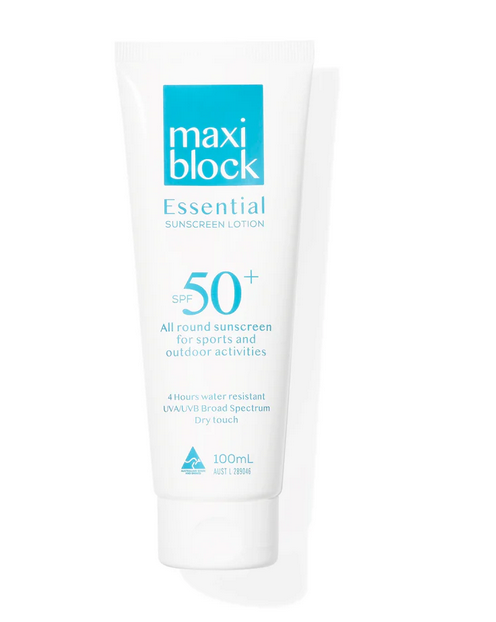 Maxiblock Essential Dry Touch Sunscreen SPF50+ 100mL