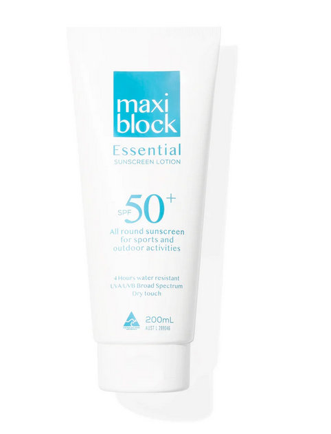 Maxiblock Essential Dry Touch Sunscreen SPF50+ 200mL