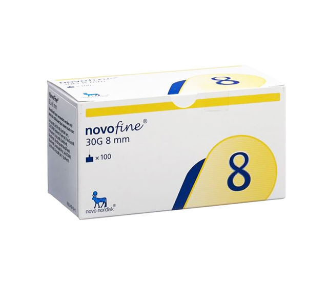 NovoFine Pen Needle 30G 8mm Pack of 100