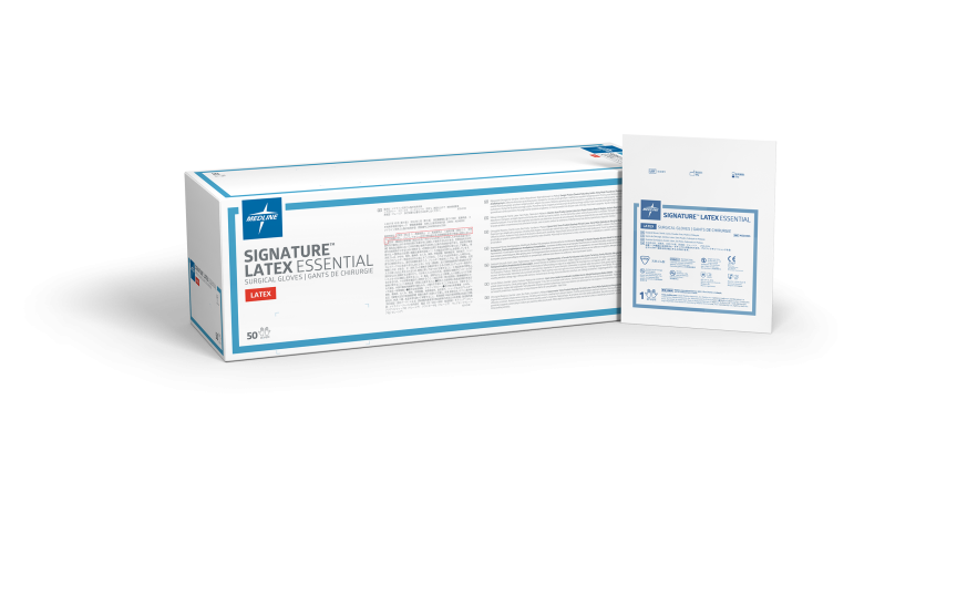 Signature™ Essential White Latex Surgical Glove