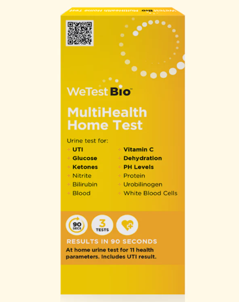 We Test Bio MultiHealth Home Test Kit X Pack of 3 Tests