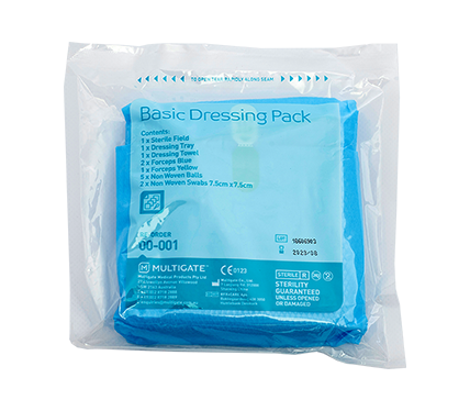 SmartTab® Basic Dressing Pack with Non-Woven Balls (Tear Pack) Sterile