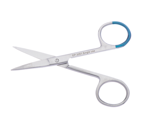 Disposable Scissors Sharp Sharp Dissecting Scissors - Sharp/Sharp Sterile - Single Use Each – Maya Supplies