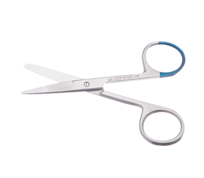 Dressing Scissors - Sharp/Blunt Straight Sterile - Single Use Each