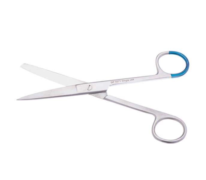 Dressing Scissors - Sharp/Blunt Straight Sterile - Single Use Each