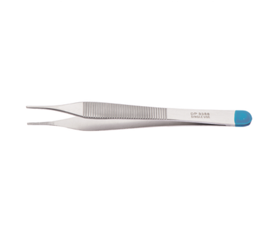 Adson Tissue Forceps - Serrated, Fine 12cm, Sterile Each