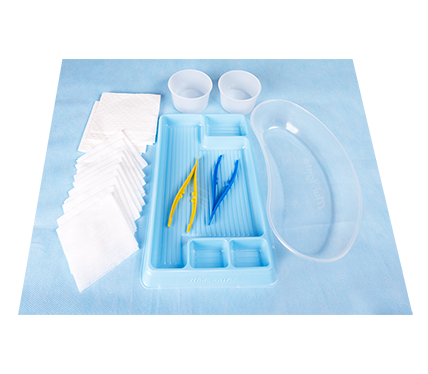 Dressing Pack with Large Tray, Kidney Dish & Gallipot  x 30 Packs (06-565)