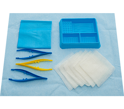 SmartTab® Basic Dressing Pack with Gauze Swabs and Laminated Towel Sterile (Peel Pack) 08-709