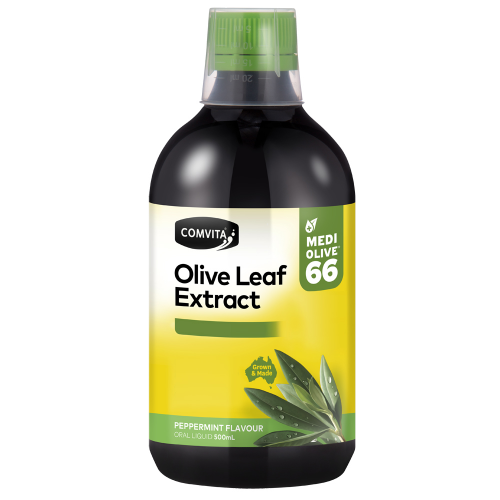 Comvita Fresh-Picked™ Olive Leaf Extract - Peppermint Flavour 500mL