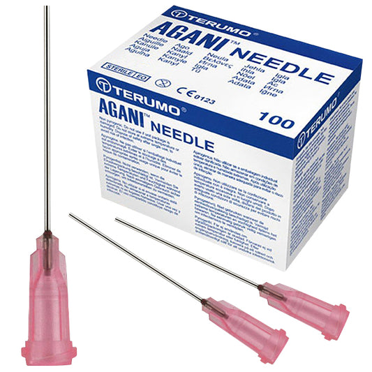 AGANI Draw Up Needle 18g x 38mm 100 Pack