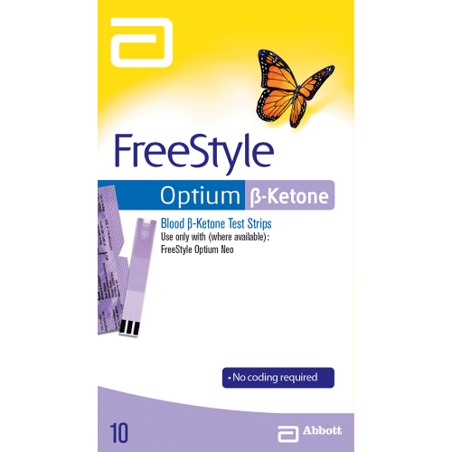 Abbott Freestyle Optium Ketone Strips Pack of 10