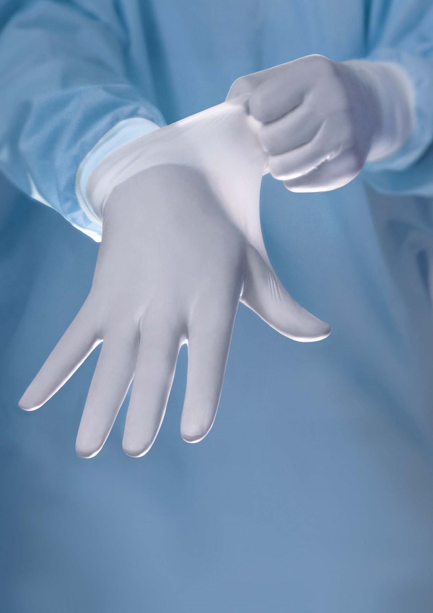 Curad 3G White Vinyl Exam Gloves - Non-sterile, Powder free, Latex free