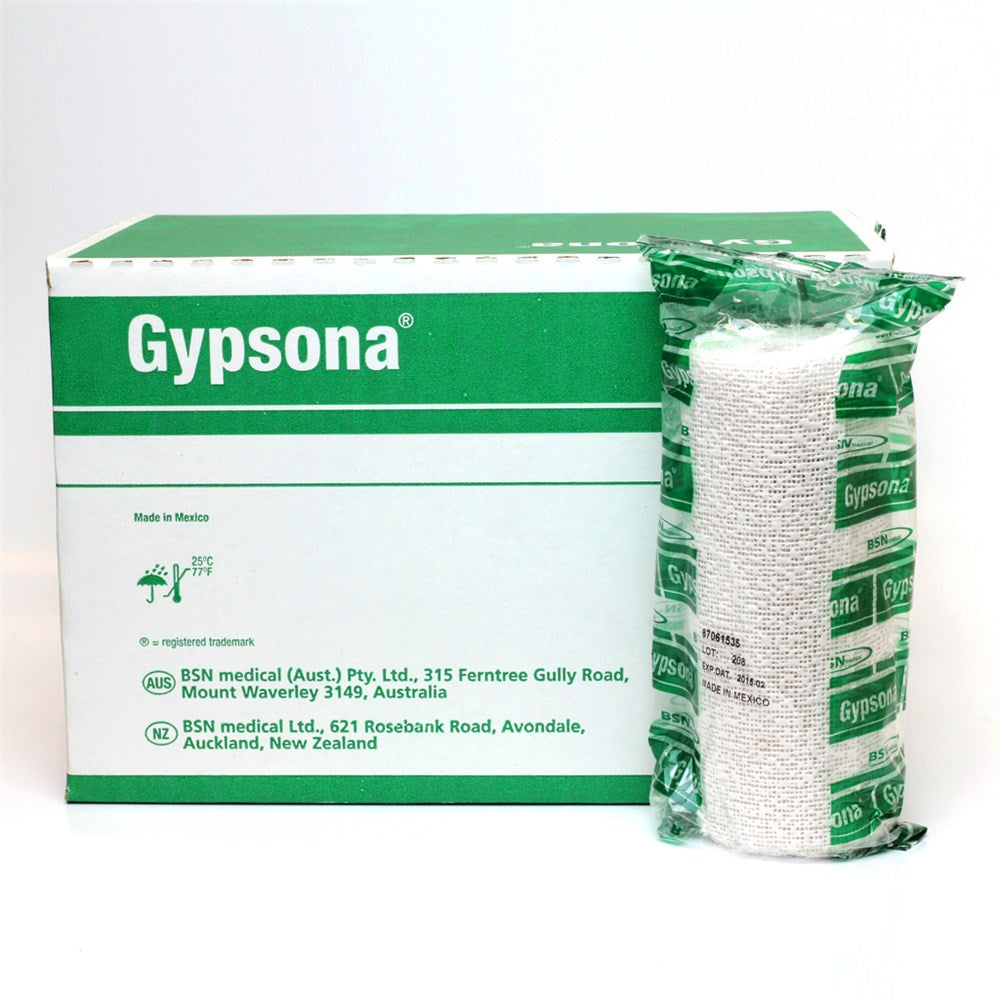 Gypsona Plaster of Paris Bandage 20cm x 3.5cm - Pack of 12
