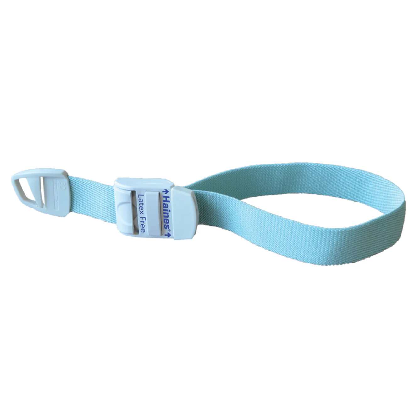 Haines Reusable Tourniquet with white plastic clip for adjustment Each