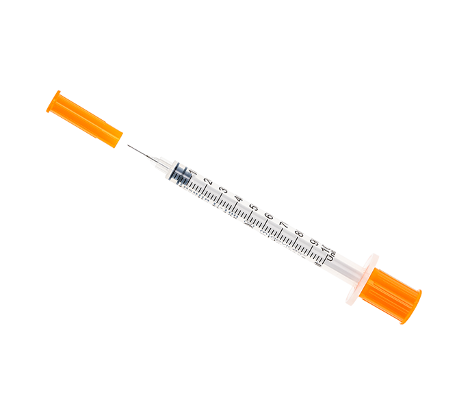 Insulin Syringe with Standard Fixed Needle 29G x 8mm