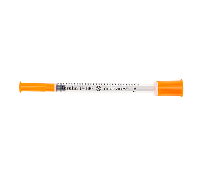 Insulin Syringe with Standard Fixed Needle 29G x 8mm
