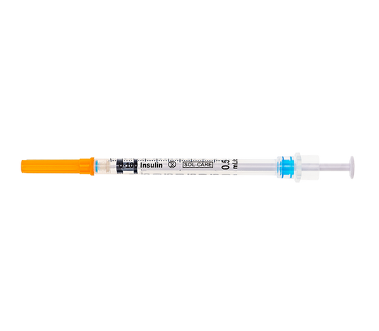 Insulin Syringe with Retractable Safety Needle Box of 100 (6-8 wks - lead time)