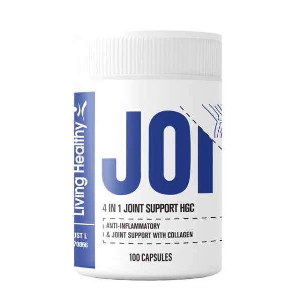 Living Healthy 4 in 1 Joint support with collagen 100 capsules - Expiry: 02/2028