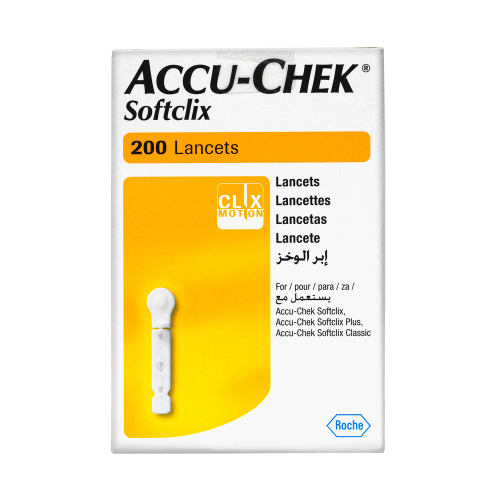 Accu-Chek SoftClix Lancets 200 Pack (Expiry: 06/2028)