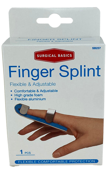 Surgical Basics Finger Cot Splint Metal Universal