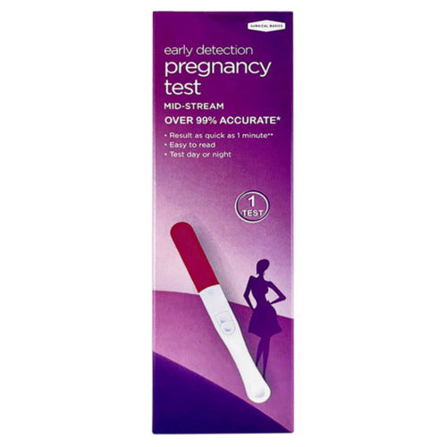 Surgical Basics Midstream Pregnancy Test 1 Pack – Maya Supplies