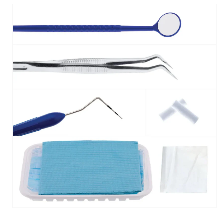 MDDI Complete Periodontal Perio-Sickle Single-Use Examination Kit Sterile Box of 25