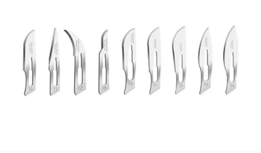 Swann Morton Scalpel Carbon Steel Surgical Blades Sterile Pack of 10pcs