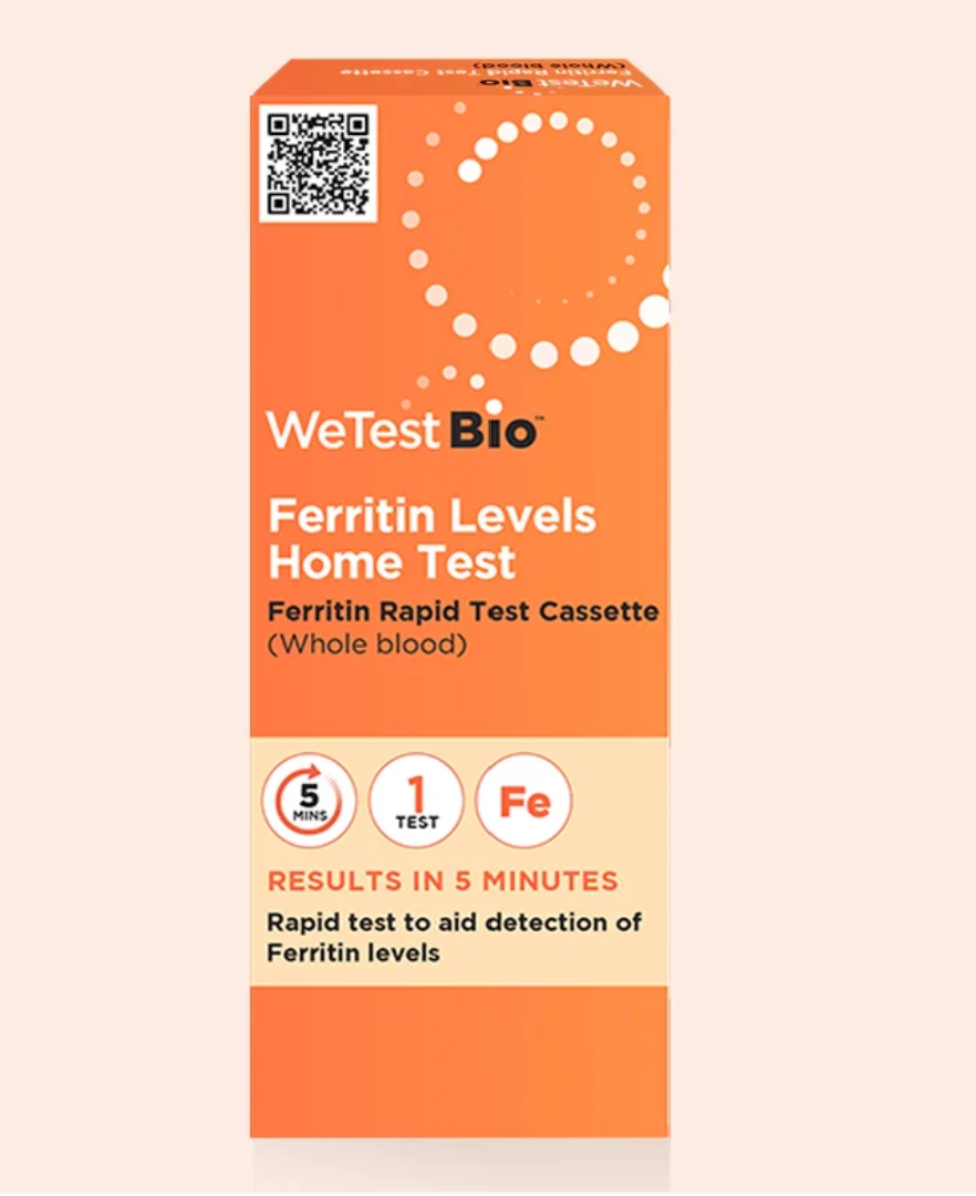 We Test Bio Ferritin (Iron) Home Test Kit Each