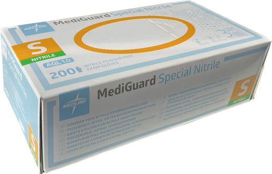 Medline MediGuard Special Nitrile Gloves Powder Free