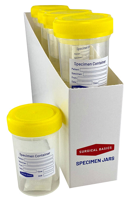 Surgical Basics 60ml Specimen Jars 10 Pack