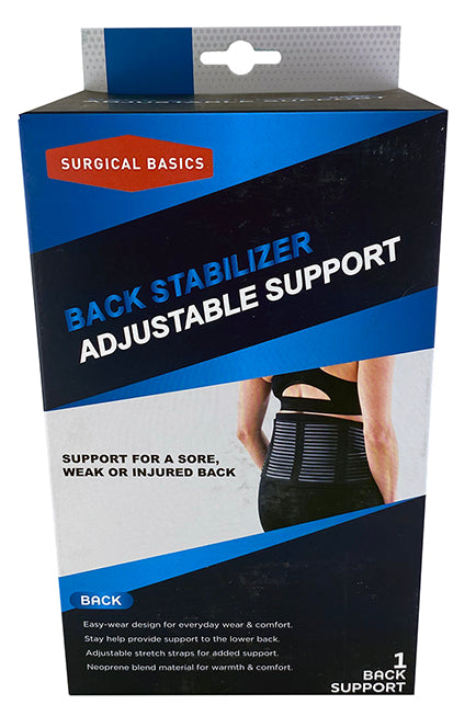 Surgical Basics Back Stabilizer Adjustable Max 120cm Each